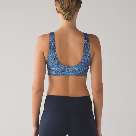lululemon athletica Other - Lululemon Cadence Crusher Bra Strive Multi Black / Black